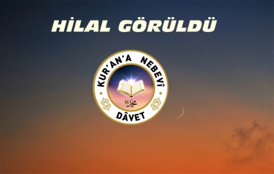 HİLALİN GÖRÜLMESİ ÜZERİNE…